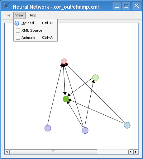 net Neural network representation of a genome.